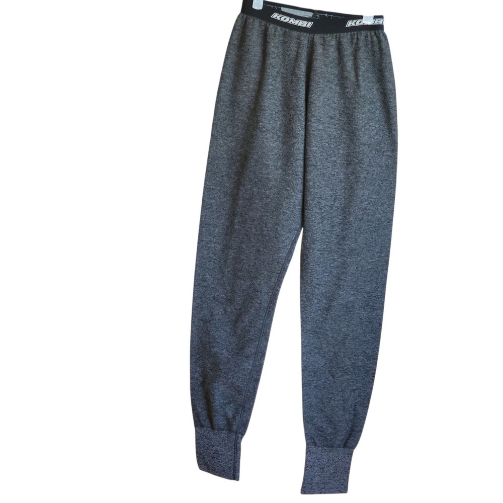 LL Bean Womens Gray Base Layer Thermal Leggings Pants Size Small Soft Cozy